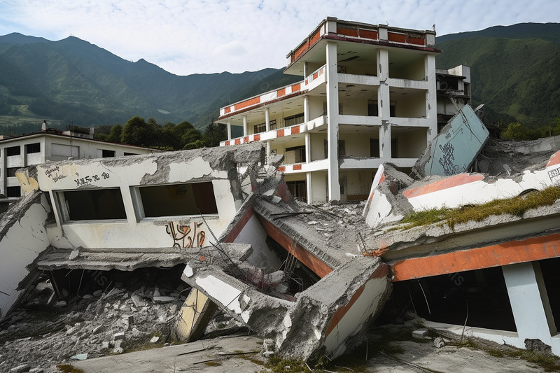 四川汶川地震建筑楼倒塌遗,高清,摄影图,摄影图片,图片大全,摄影图免费下载